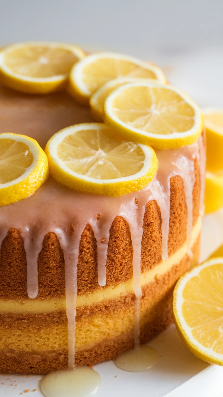 Zesty Lemon Drizzle Cake