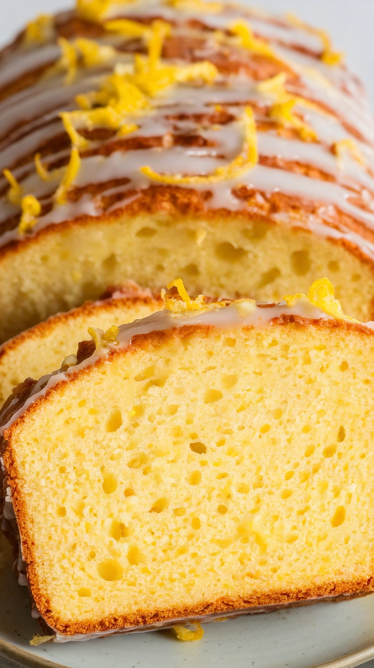 Zesty Lemon Drizzle Loaf