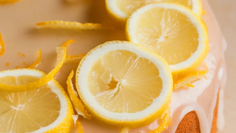 Zesty Lemon Ginger Cake - Featured