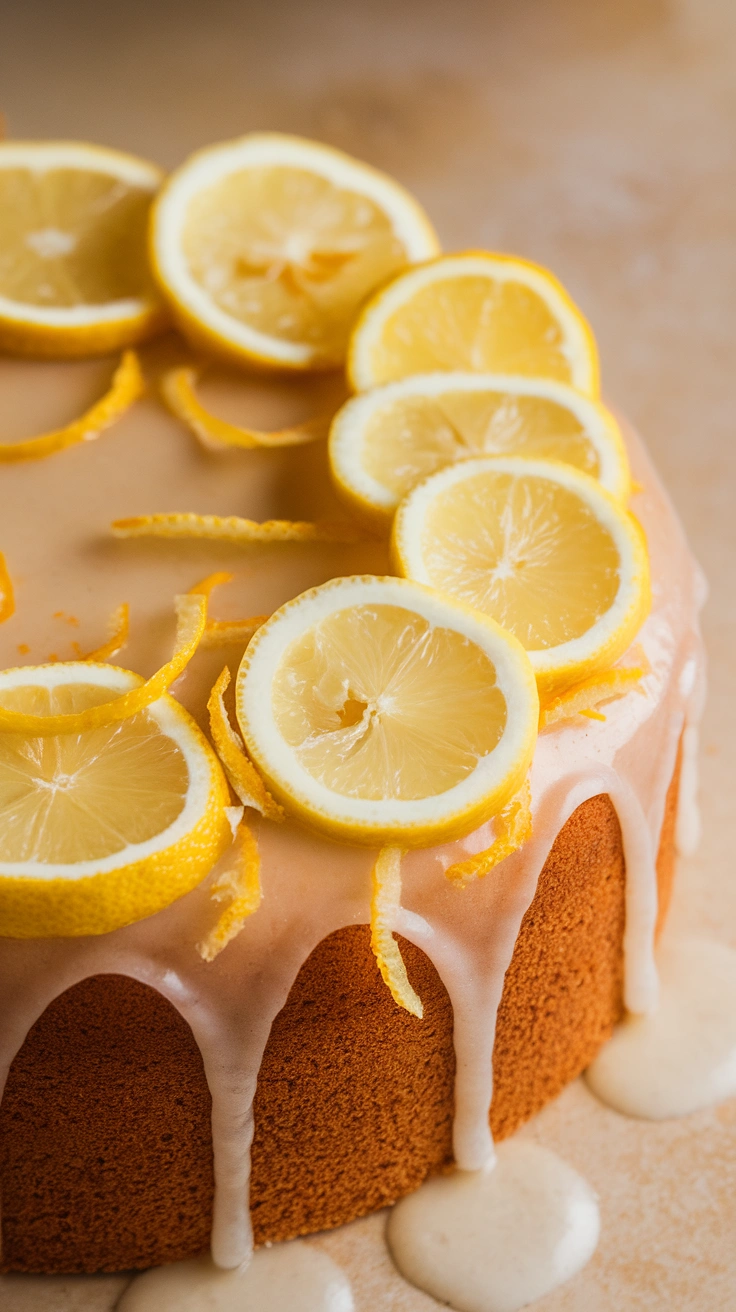 Zesty Lemon Ginger Cake