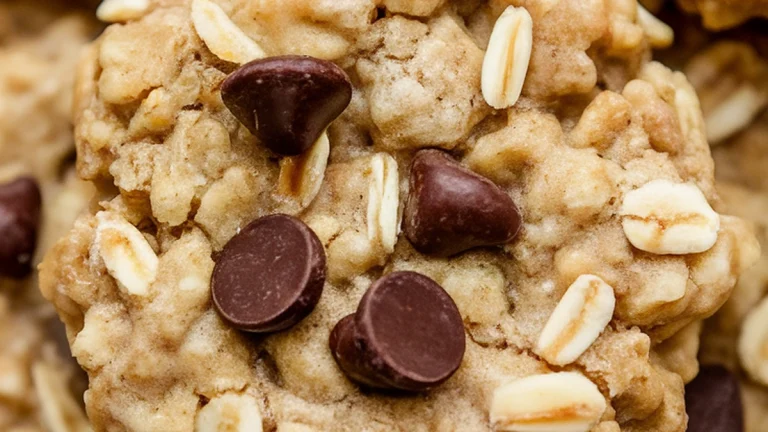 4 Ingredient Banana Oatmeal Cookies with Tahini (Vegan) - Featured