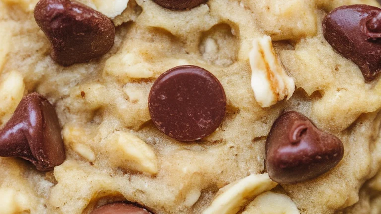 4 Ingredient Banana Oatmeal Cookies with Tahini (Vegan) - Featured