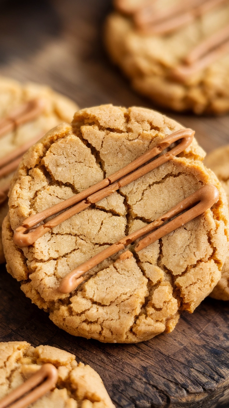 Keto Almond Flour Peanut Butter Cookies