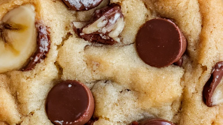 Banana Chocolate Chip Cookies - Featured