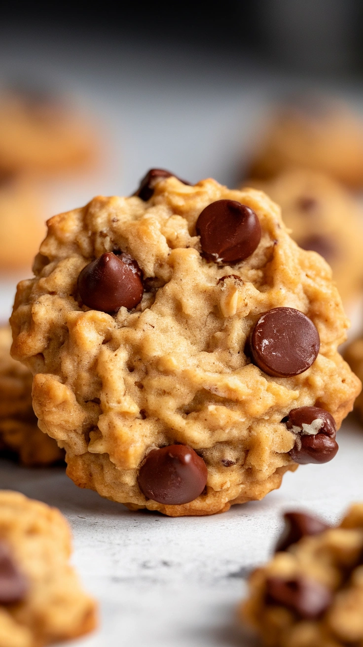 Healthy Banana Oatmeal Cookies