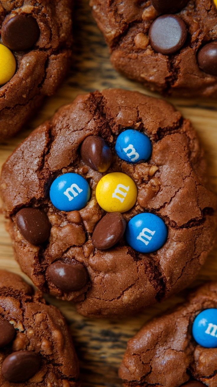 Crinkle Top Brownie Cookies