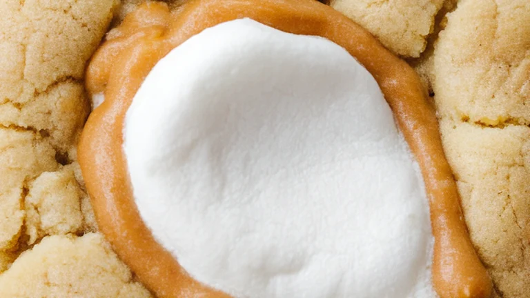 Chewy Fluffernutter Cookies (Peanut Butter and Marshmallow Fluff Cookies!) - Featured