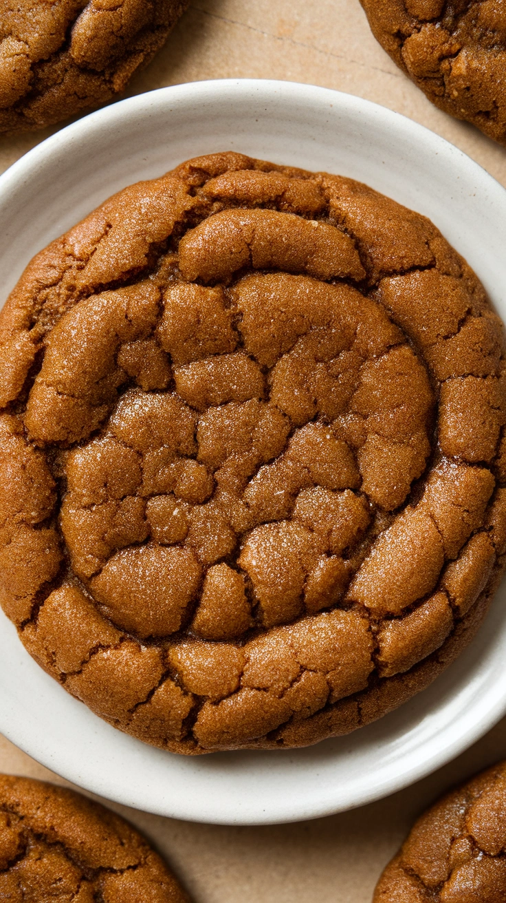 Chewy Ginger Molasses Cookies