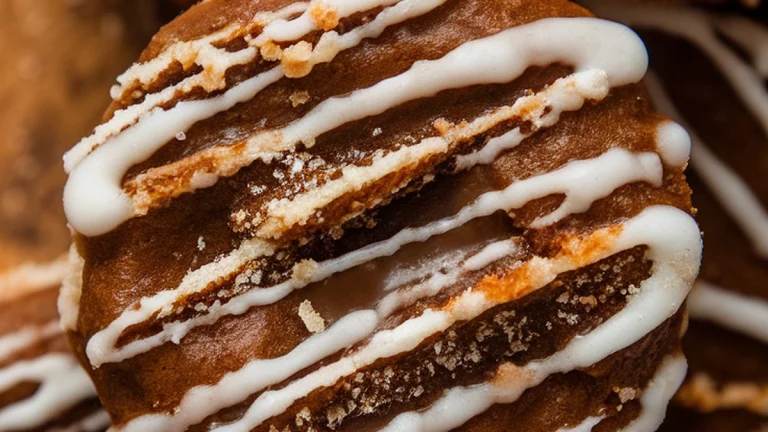 Chewy Iced Molasses Cookies - Featured