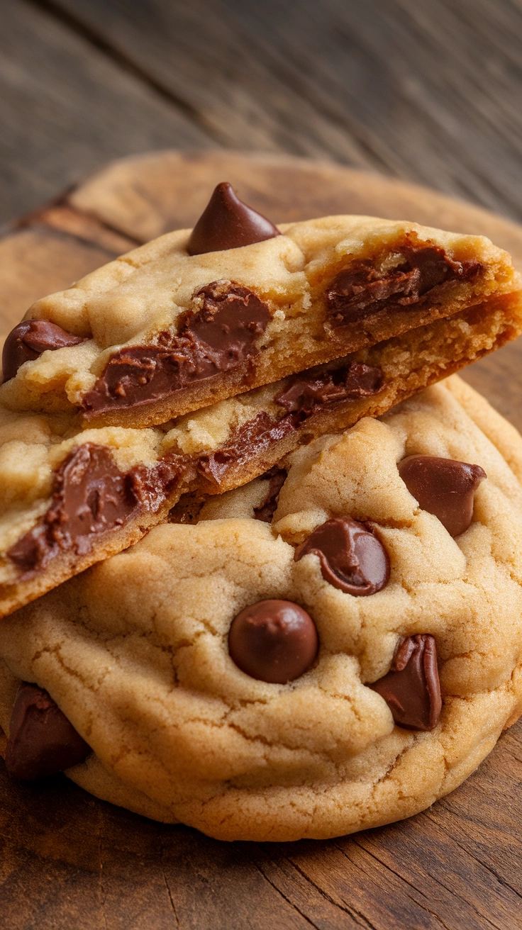 Soft Inside-Out Chocolate Chip Cookies