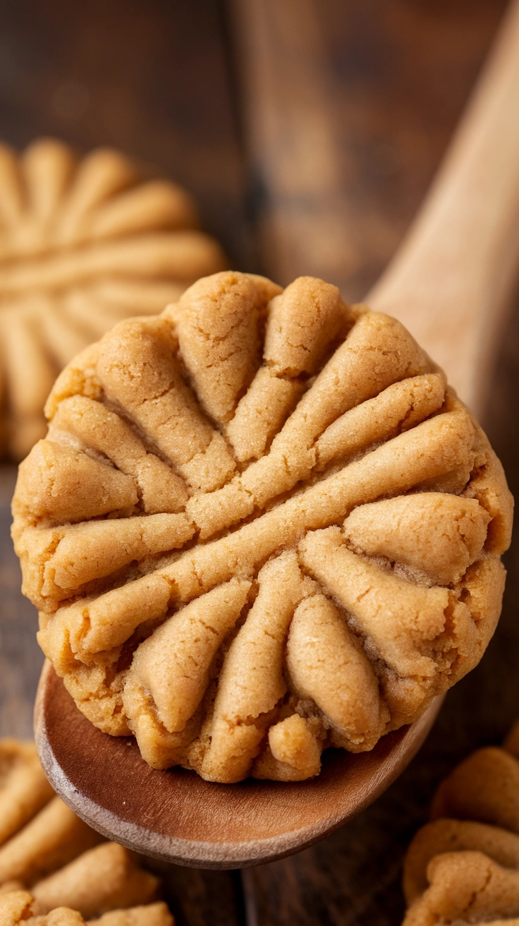 Chewy peanut butter cookies