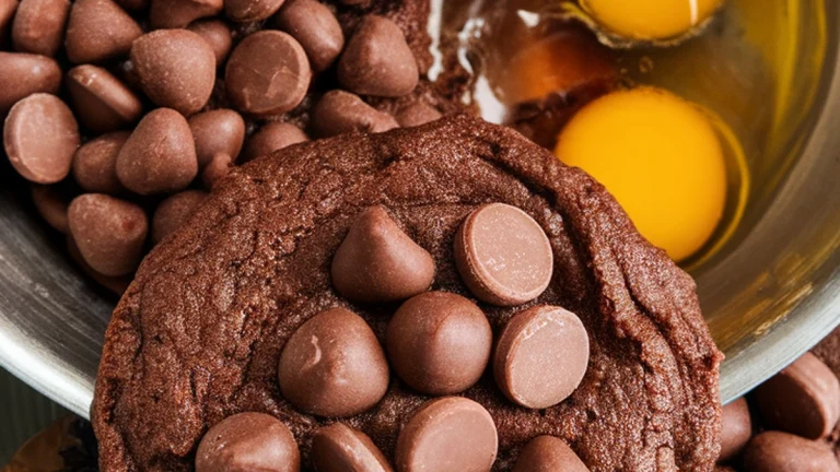 Chocolate Brownie Cookies Recipe with a Brownie Mix - Featured