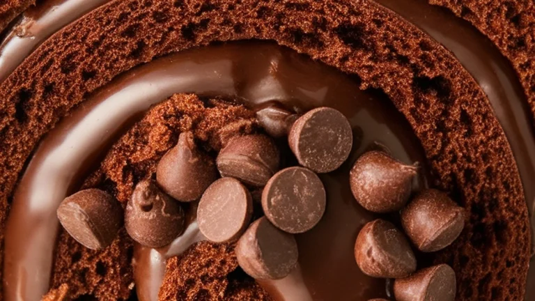 Chocolate Cake Roll - Featured