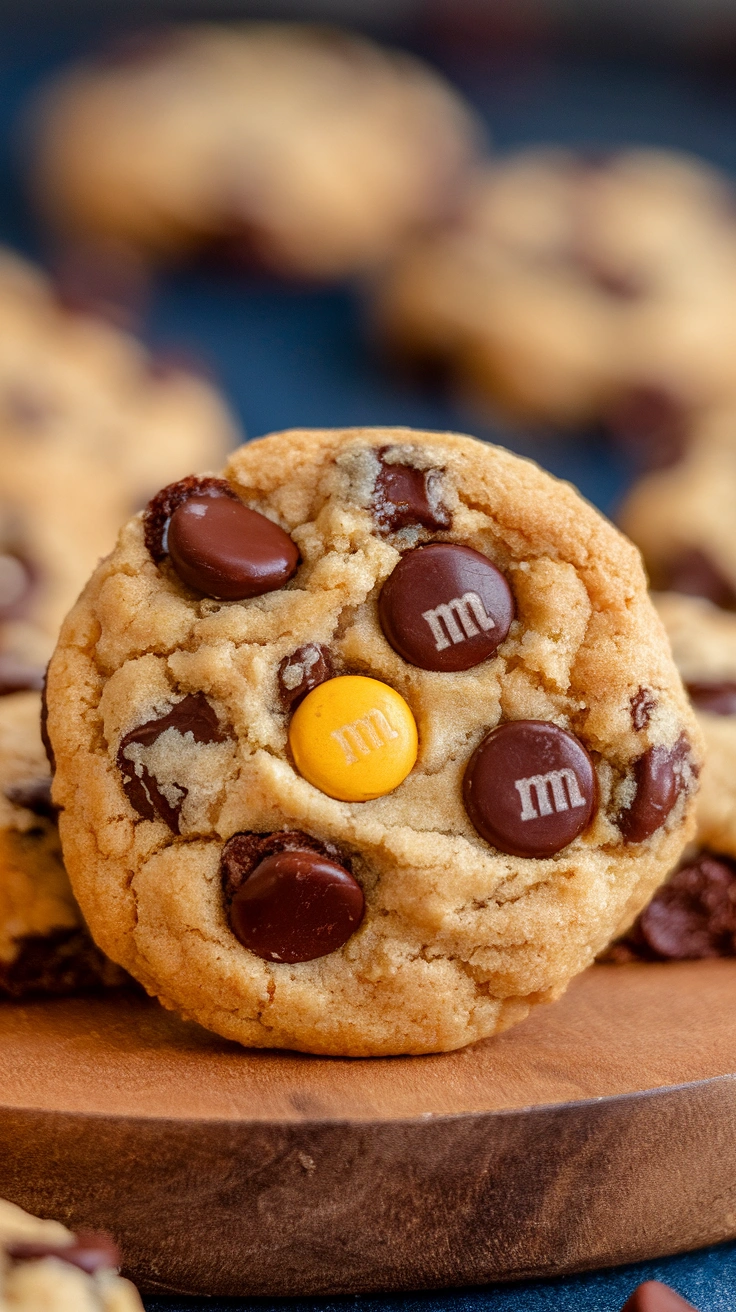 Bakery Style M&M Chocolate Chip Cookies