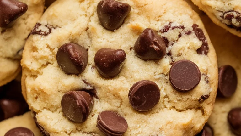 Chocolate Chocolate Chip Shortbread Cookies - Featured