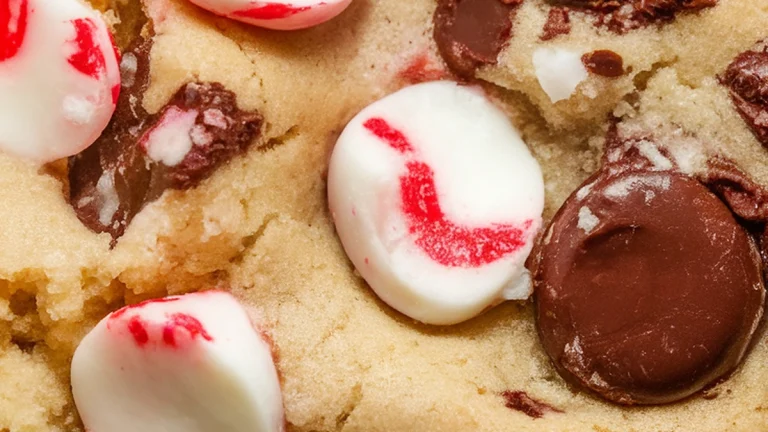 Chocolate Chunk Peppermint Pudding Cookies - Featured
