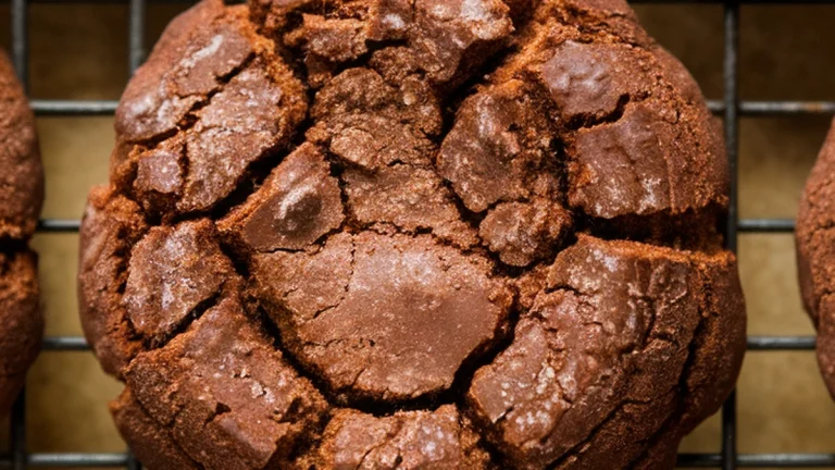 Chocolate Espresso Amaretti Cookies - Featured