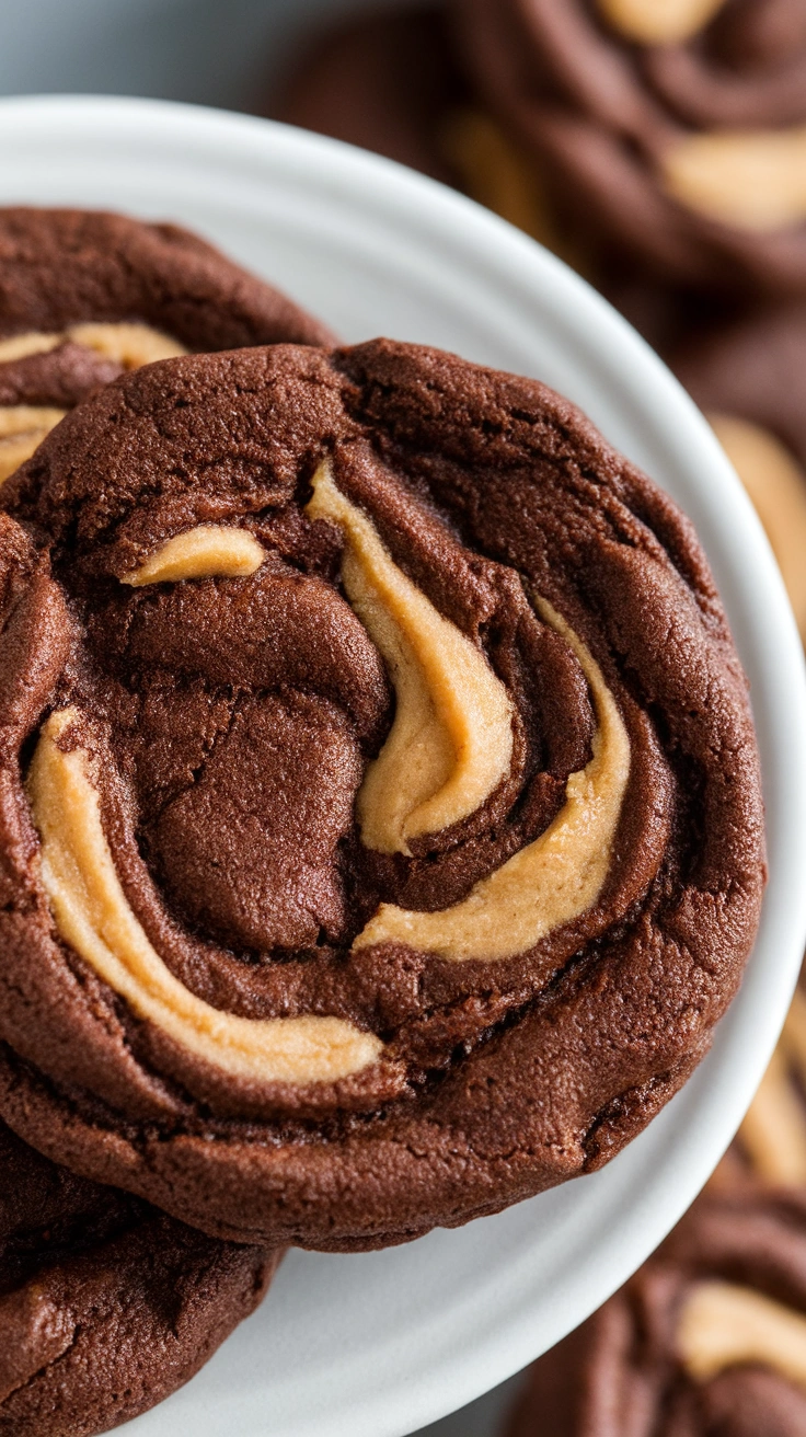 Classic Chocolate Peanut Butter Cookies