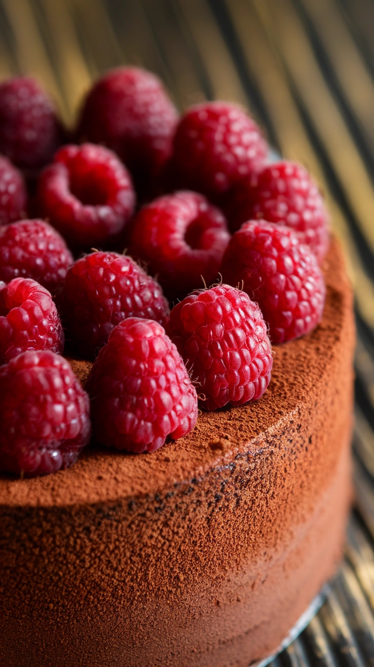 Chocolate Raspberry Layer Cake