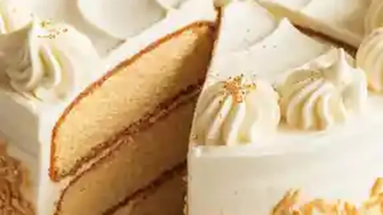 Classic Vanilla Cake with Buttercream Frosting - Featured