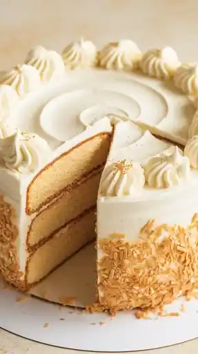 Yellow Cake with Whipped Buttercream