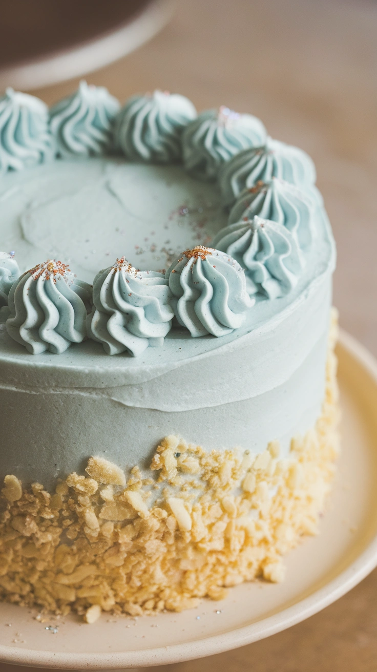 Vanilla Layer Cake with Buttercream Frosting
