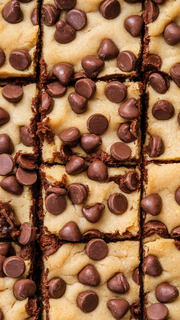 Chocolate Chip Cookie Brownie Bars