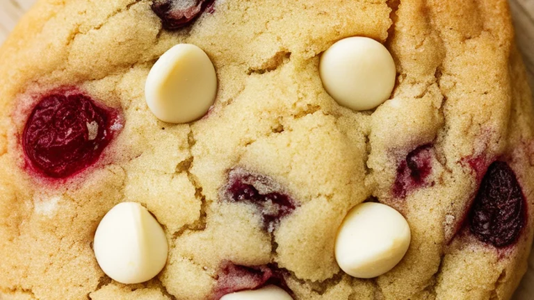 Cranberry White Chocolate Chip Cookies - Featured