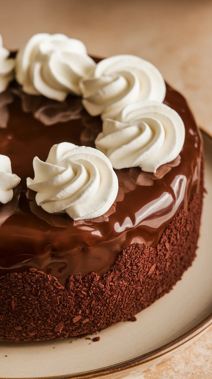 Rich Dark Chocolate Mud Cake