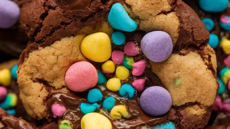 Easy Cosmic Brownie Cookies - Featured