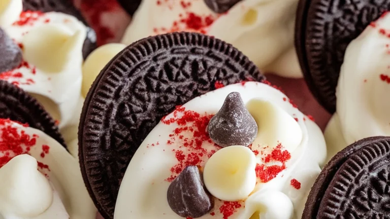 Easy Red Velvet Oreo Cookies - Featured