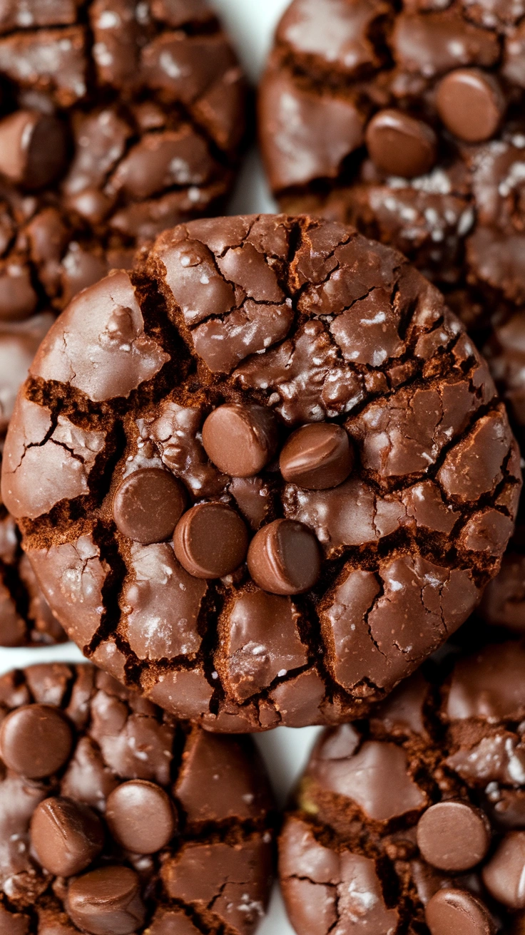 Soft Gluten-Free Chocolate Crinkles