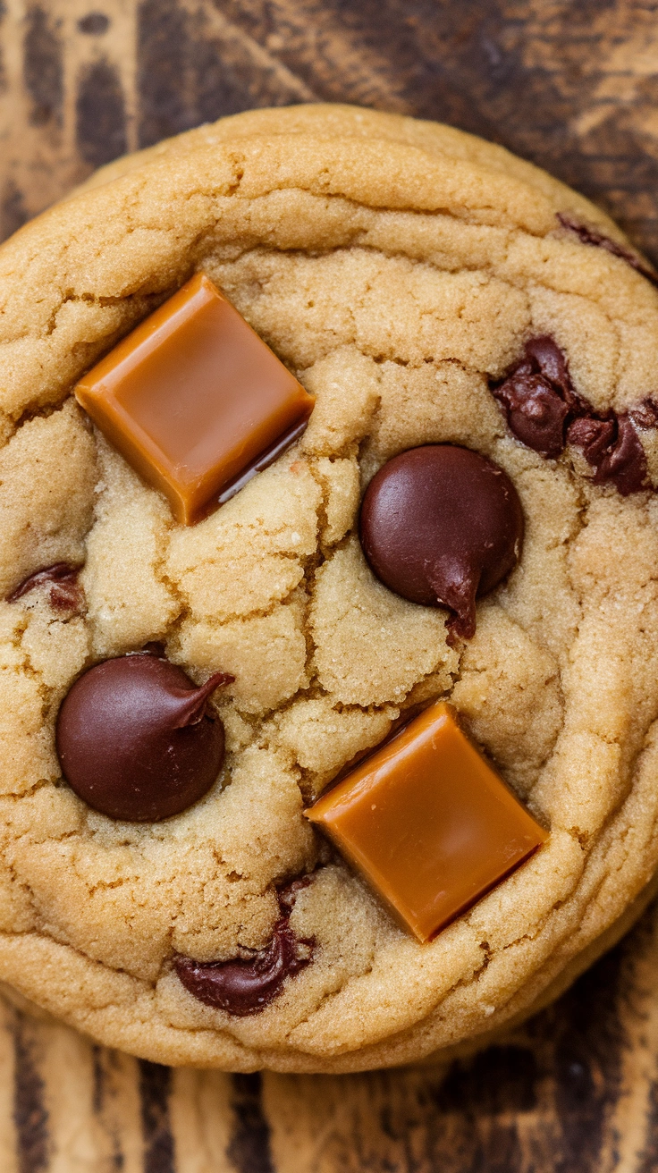 Gluten-Free Salted Caramel Double Chocolate Cookies