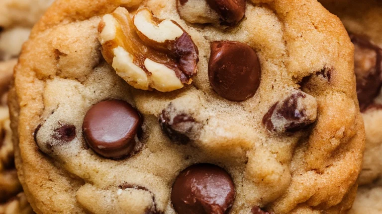 Gluten Free Walnut Chocolate Chip Cookies - Featured