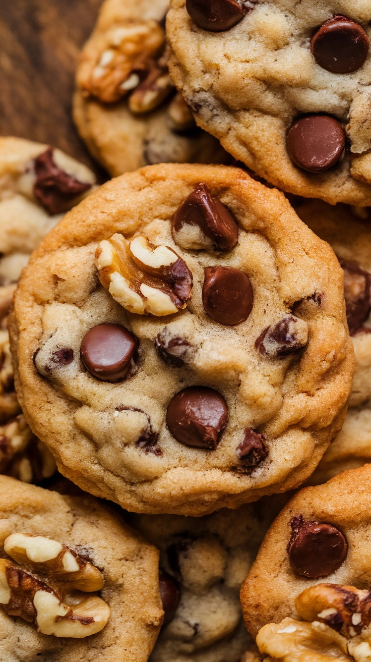 Gluten-Free Double Chocolate Walnut Cookies