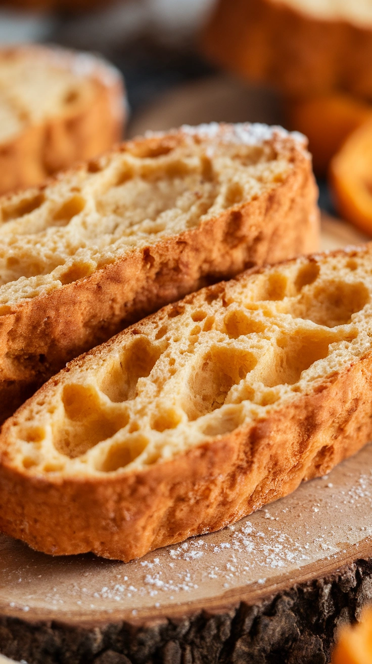 Twice-Baked Honey Biscotti