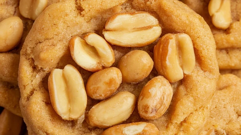 Honey Roasted Peanut Cookies - Featured