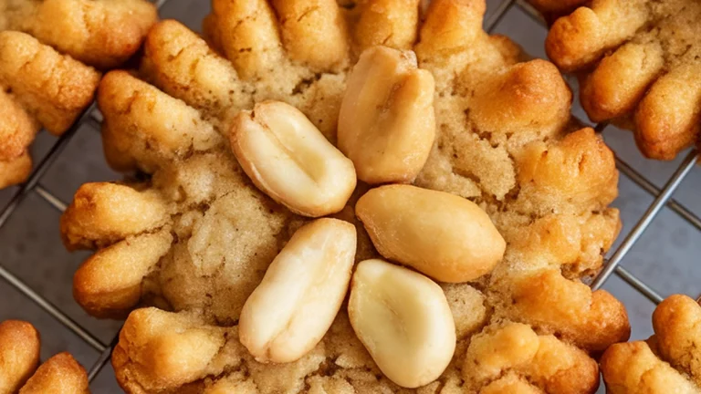 Honey Roasted Peanut Cookies - Featured