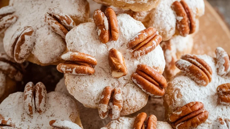 Mexican Wedding Cookies (Polvorones) - Featured