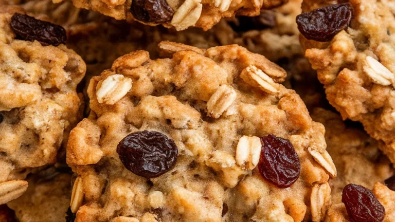 Oat and Raisin Cookies - Featured