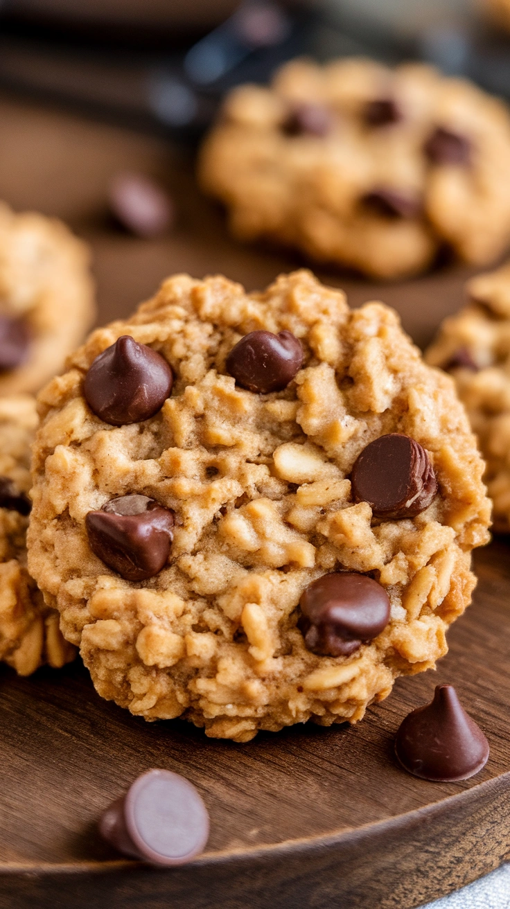 Old-Fashioned Oatmeal Peanut Butter Chocolate Chip Cookies