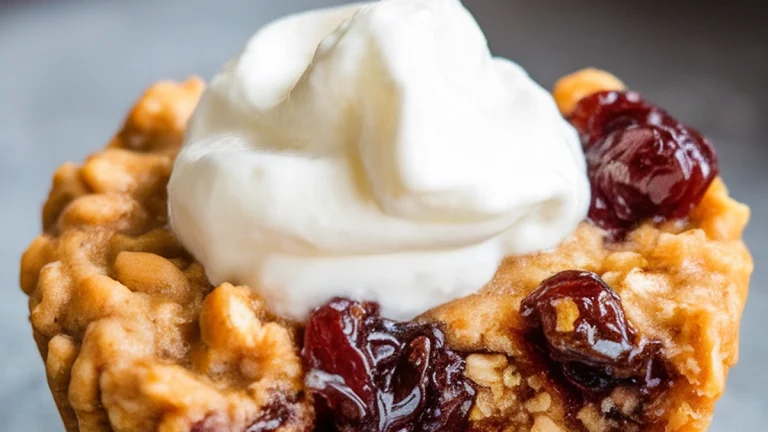 Oatmeal Raisin Cookie Cups - Featured