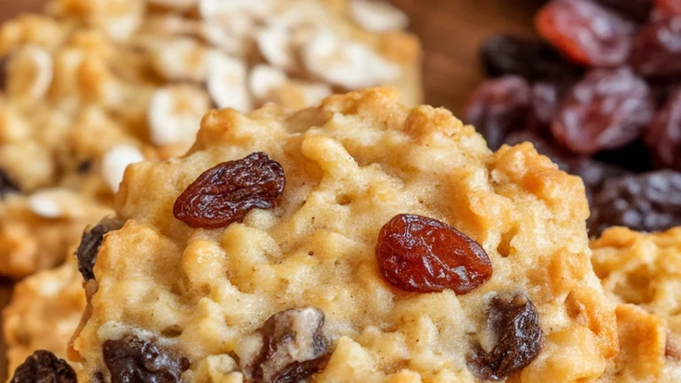 Oatmeal Raisin Cookies Recipe - Featured