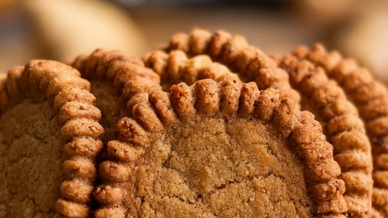 Old-Fashioned Ginger Snap Cookies - Featured
