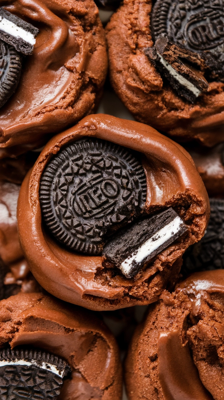 Oreo Stuffed Cookies