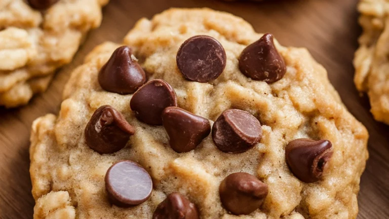 Peanut Butter Banana Oatmeal Cookies Recipe - Featured