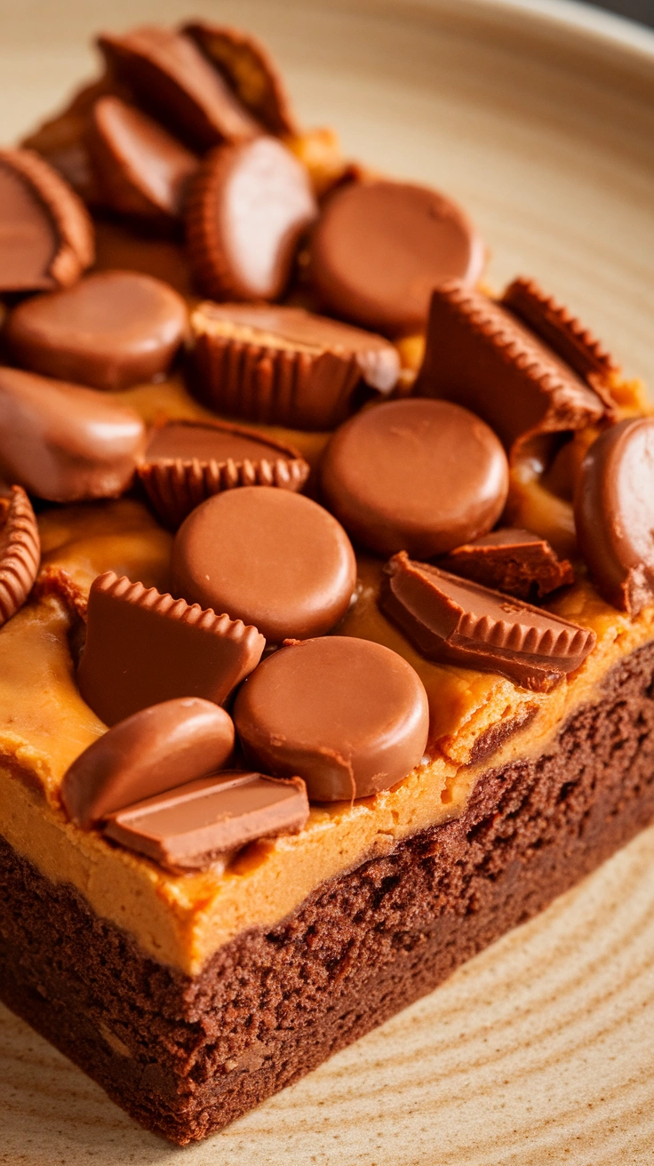 Peanut Butter Swirl Brookies