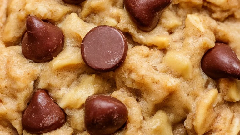 Peanut Butter Chocolate Chip Oatmeal Cookies with Applesauce - Featured