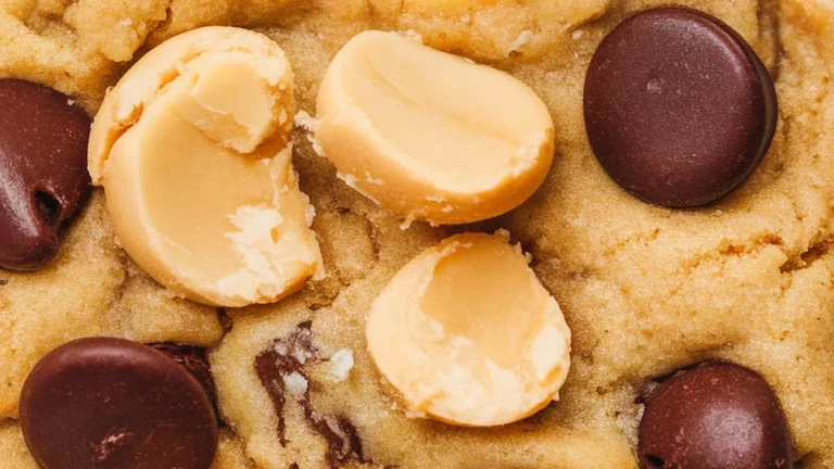 Peanut Butter Cookies with Chocolate Chips (No Flour) - Featured