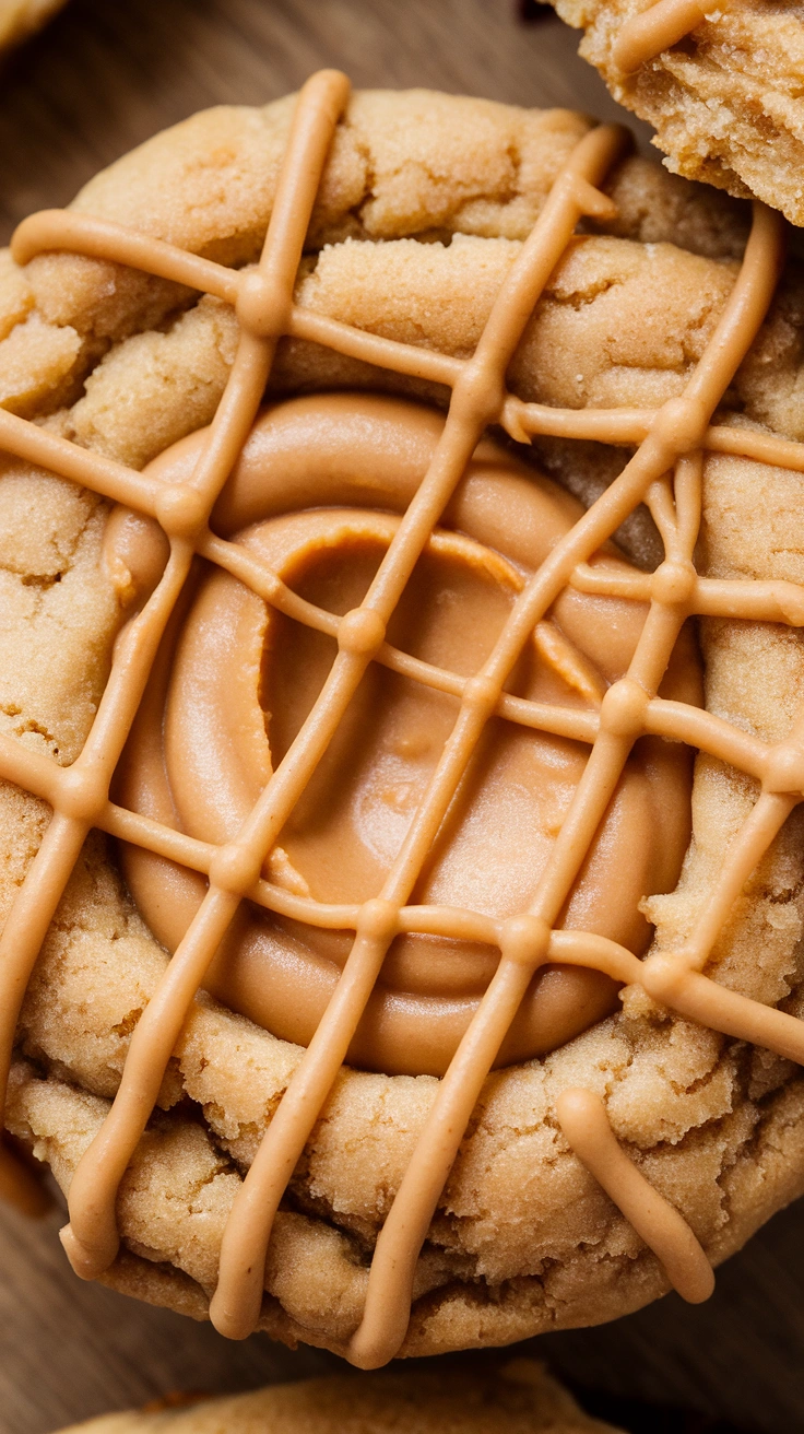 Creamy Peanut Butter Stuffed Cookies